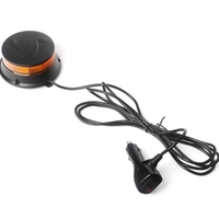 19W Лед Led Диодна Въртяща се Сигнална Аварийна Лампа Маяк Буркан за Пътна Помощ Платформа 12V - 24V с магнит