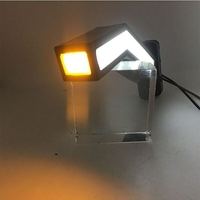 Комплект LED Габарити, Странични Светлини Тип Рогче, Неон Ефект, Бягащ Режим - 12V-24V - 22см - за камион, ремарке