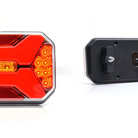 Комплект LED Светодиодни Стопове, Ляв и Десен, 4 Функции, Е-Мark, Неон Ефект, 12V-24V