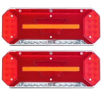 Комплект Диодни Лед LED Стопове 5 функции с Динамичен Бягащ Мигач 12 - 24V 346mm x 130mm