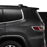5D Декоративно автомобилно WRAP фолио 1.52 X 18M черен карбон BLACK CARBON