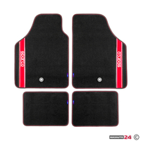 Универсални мокетни стелки Sparco - 03763BRS с червено