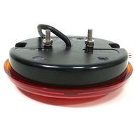 LED Лед Диоден Стоп Тип Хамбургер, Тънък Slim , Ø14cm, 12V-24V, За Камион, Ремарке, Бус , Каравана, Кемпер