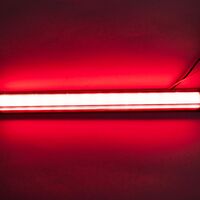 LED Светодиоден Габарит, Неон Ефект, Маркер, Червен, 12 LED, 12V-24V, 24 см