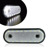 LED Габарит, Маркер, Токос - Бял, Червен, Жълт, 20 Диода - 12V - 24V - за камион бус, ван, каравана, платформа, кемпер