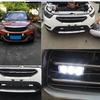 Комплект Предни Мощни 3 Led Лед Диодни Дневни Светлини 12V 3W НОВИ
