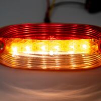 LED Светодиоден Страничен Габарит, Оранжев, Бял, Червен цвят, 125mm x 44mm 24V