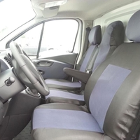 2+1 Калъфи тапицерия за предни седалки за Опел Виваро Opel Vivaro 2014+ Рено Трафик Renault Trafic 2014+ TAP285