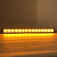 80 См Led Bar Лед Диоден Бар Прожектор Бяла и Оранжева, Жълта Светлина, Блиц, Флаш, CROSS DRL 180W 12V 24V