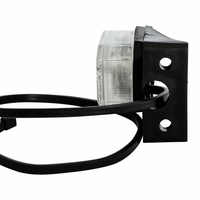 2 Броя LED Лед Габарит със Стойка, Рефлектор, Бяла Светлина, Маркер, Токос, 12V - 24V, E-Mark E9, За Каравана, Кемпер и др.