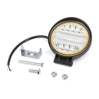 72W LED Диоден Фар Работна Бяла Жълта Светлина Габарит Мъгла Лампа 12V 24V 3100 Лумена