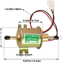 12V Електрическа външна горивоподкачваща помпа за ниско налягане