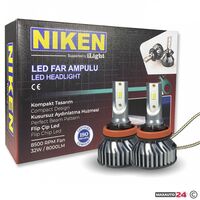 Диодни крушки NIken H11 ПРО 2бр/к-т