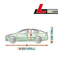 Висококачествено Покривало Kegel за Седан Sedan Автомобил Серия Mobile Garage размер L 425- 475см х 126 - 136см