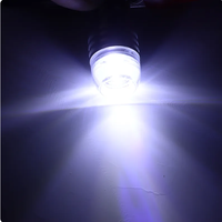 Комплект от 2 броя LED Лед Диодни Блиц Мигащи Крушки За Габарит P21W 1156 BA15S 12V с 9 Леда Бяла Светлина