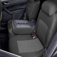 Пълен Комплект Тапицерия Kegel за предни+задни седалки на Skoda Yeti 2013-2017 Черна Текстил