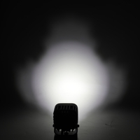 30W LED Халоген Бял, Разпръсната светлина с жълта и червена DRL светлина 12V-24V