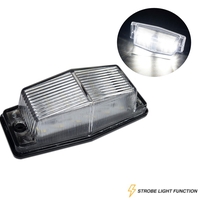 LED Лед Диоден Бял Габарит Мигаща светлина 12 Диода 12V - 24V За Камион Трактор Багер Селскостопански Машини и др.