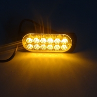 12 LED ЛЕД Аварийна Лампа За Пътна Помощ, Жълта Блиц Светлина, Мигаща!