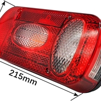 Комплект Стопове Задни Свeтлини С Крушка 12v Подходящи За Бус Камион Ремарке Караванa Платформа Със Сертификат E11 E Mark Е Марк