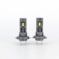 Комплект от 2 броя Умалени Мини Лед Led Диодни Крушки E4S H7 H18 Х7 Х18 12V 50W 15000lm за Автомобил Мотоциклет Трактор Камион Бус и др.
