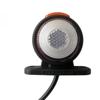 1 брой LED ЛЕД светодиоднен габарит, токос, рогче 24V с три светлини бяла,жълта,червена Неон Ефект за ремаркета, платформи, камиони и др.