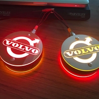 Комплект от 2бр Светодиодни LED Лед Габарити Обеци 24V оранжево-червено VOL