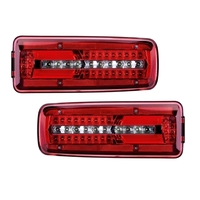 Комплект Ляв и Десен LED стопове Man Ман TGX 24V с 8 функции подходящи за Ремарке Караванa Бус Тир Камион