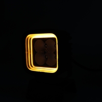 30W LED Халоген Бял, Разпръсната светлина с жълта и червена DRL светлина 12V-24V