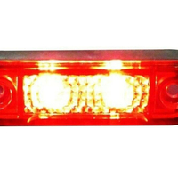 ЧЕРВЕН LED Заден Маркер Токос Габарит за Бус Платформа Камион Ремарке Автобус - 75 мм х 22мм - 12V