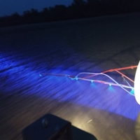 Led Лед работно осветление за щангата на пръскачка струйна лампа фар прожектор халоген синя светлина 12V-24V