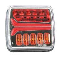 Безжични Wireless Лед Led Стопове с Магнит за Ремарке Каравана с 4 функции 12-24V