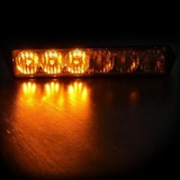 6 LED Аварийна Лампа За Пътна Помощ, Жълта Блиц Светлина, Мигаща! MAR753