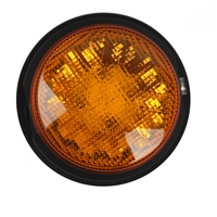 Wireless LED Лед Аварийна Лампа, Безжична, Акумулаторна, Сигнална, Диодна , Буркан, 12V, 24 Диода, Презареждаща се Батерия, Магнит, Е-Mark