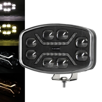LED Халоген Фар DRL бяла/жълта светлина - 12-24V за джип, камион, агротехника и др.