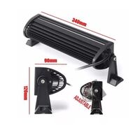 34 cm 72W Led Bar Лед Диоден Бар Прожектор Халоген с комбинирана бяла светлина 12V 24V за автомобил джип оffroad камион