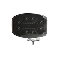LED Халоген Фар DRL бяла/жълта светлина - Опушен - 12-24V за джип, камион, агротехника и др.