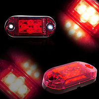 LED Габарит, Бял, Червен, Жълт, Маркер, 4 SMD Диода, 12V - 24V