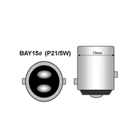 Диодни Крушки M-Tech LB989W 24V  2бр/к-т