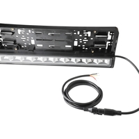 Рамка за Номер с Вграден LED Бар 20 51cm 12v 24v Бяла и Оранжева Дневна DRL Габаритна Светлина