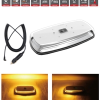 Wireless Безжична Лед Led Блиц Аварийна Сигнална Лампа Маяк с презареждаща се батерия с магнит 12V - 24V за пътна помощ платформа агро техника и др.