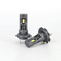 Комплект от 2 броя Умалени Мини Лед Led Диодни Крушки E4S H7 H18 Х7 Х18 12V 50W 15000lm за Автомобил Мотоциклет Трактор Камион Бус и др.