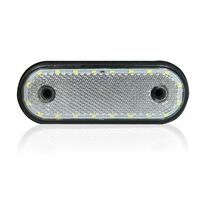 LED Габарит, Маркер, Токос - Бял, Червен, Жълт, 20 Диода - 12V - 24V - за камион бус, ван, каравана, платформа, кемпер