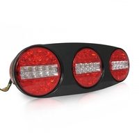 Комплект 12V - 24V Led Лед Тройни Диодни Стопове - Комбинирани Стоп, Габарит, Мигач, Задна Светлина