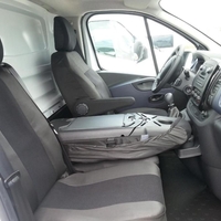 2+1 Калъфи тапицерия за предни седалки за Опел Виваро Opel Vivaro Рено Трафик Renault Trafic 2014+