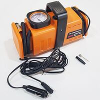 Компресор за помпане на гуми 10 Bar 12V и 220V подходящ за автомобили бусове джипове скутери велосипеди и др.
