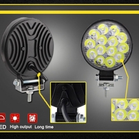 42W Кръгъл Мини Led Диоден Фар Прожектор Дневни Светлини 12V 24V Слим Slim