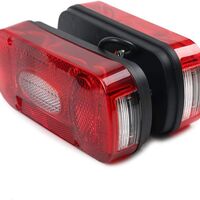 Комплект Стопове Задни Свeтлини С Крушка 12v Подходящи За Бус Камион Ремарке Караванa Платформа Със Сертификат E11 E Mark Е Марк