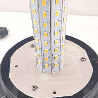 80 LED Лед Сигнална Лампа XL 17cm Аварийна Маяк Буркан 12V 24V С Болтово Захващане