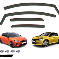 Комплект от 4бр. ветробрани за Opel Corsa F / Peugeot 208 5 врати след 2019